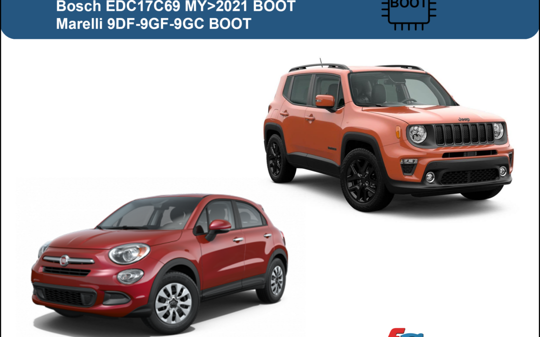 FCA Bosch EDC17C69 MY2021 & Marelli 9xx now available in Boot