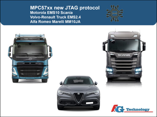 New JTAG protocol for MPC57xxx processors