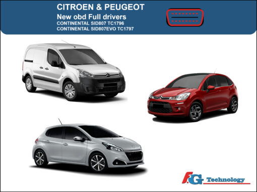 Continental SID807 & SID807EVO PSA group now available in Full OBD