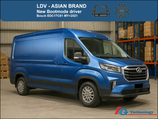 LDV Maxus and Asian commercial vehicles now supported