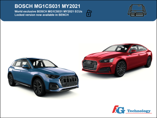 NUOVO SERVIZIO DI SBLOCCO PER BOSCH MG1CS031 MY2021 ORA DISPONIBILE – Esclusiva mondiale!