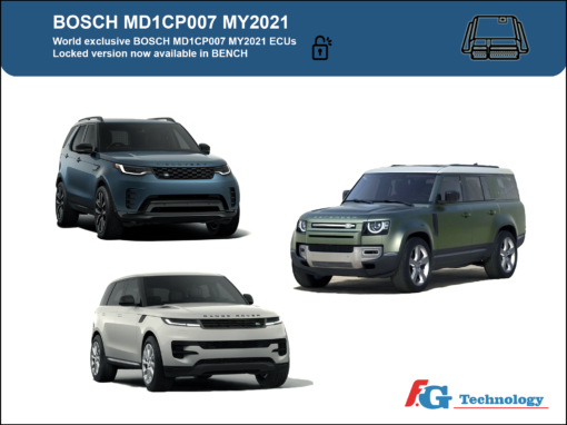 NOW AVAILABLE NEW UNLOCK SERVICE FOR BOSCH MD1CP007 MY2021