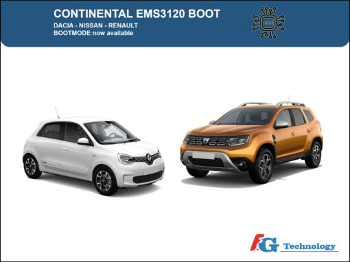 Bootmode disponibile per EMS3120 Renault motorizzati 1.2/1.6 benzina