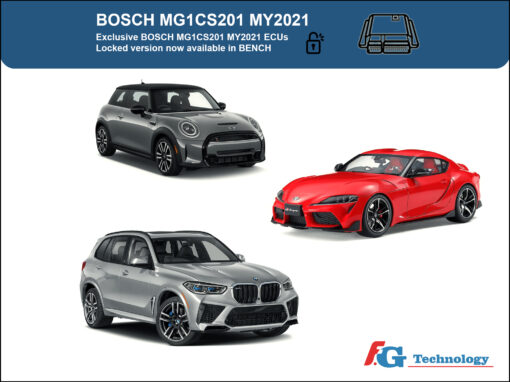 New unlock service for BOSCH MG1CS201 MY2021 available now