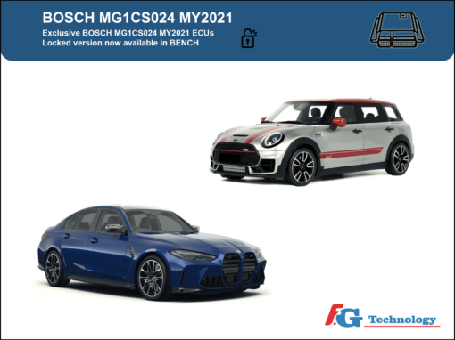 New unlock service for BOSCH MG1CS024 MY2021 available now