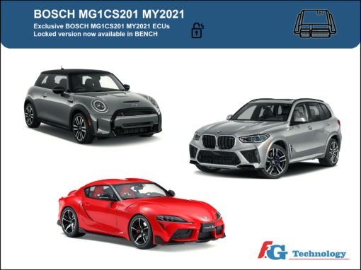 New unlock service for BOSCH MG1CS201 MY2021 available now
