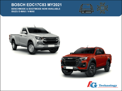 Benchmode and Bootmode now available for Bosch EDC17C83 MY2021