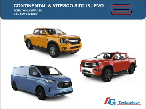 OBD protocol available for Continental & Vitesco SID213