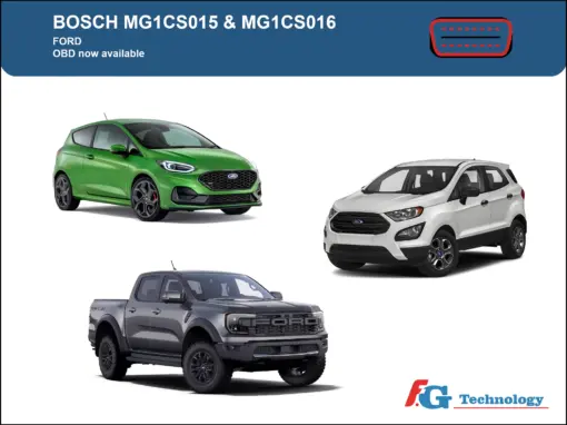 OBD protocol available for Bosch MG1CS015 & MG1CS016