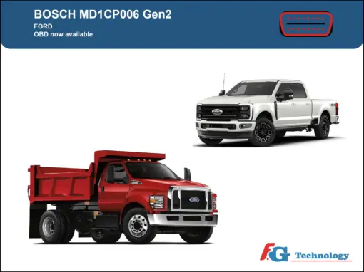 Protocollo OBD disponibile per Bosch MD1CP006 Gen2