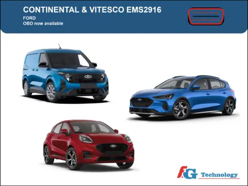 Protocollo OBD disponibile per Continental & Vitesco EMS2916 FORD