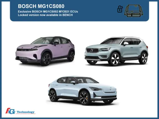 Bench Unlock for BOSCH MG1CS080 MY2021 now available
