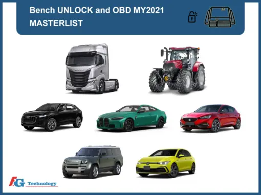 Bench Unlock and OBD MY2021 Masterlist