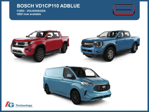 OBD and BenchMode protocol available for Bosch VD1CP110