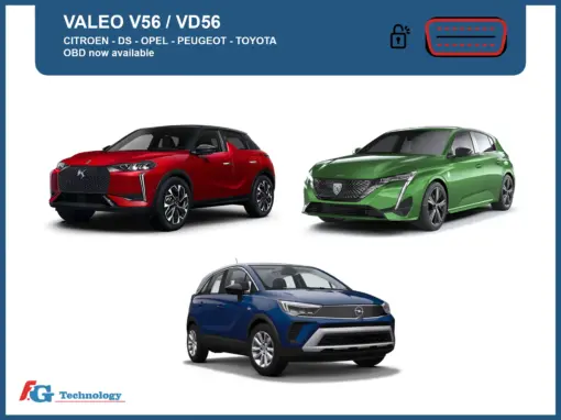 OBD protocol available for Valeo V56 / VD56